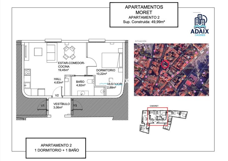 Piso en venda en Cáceres, Cáceres 126.975 €